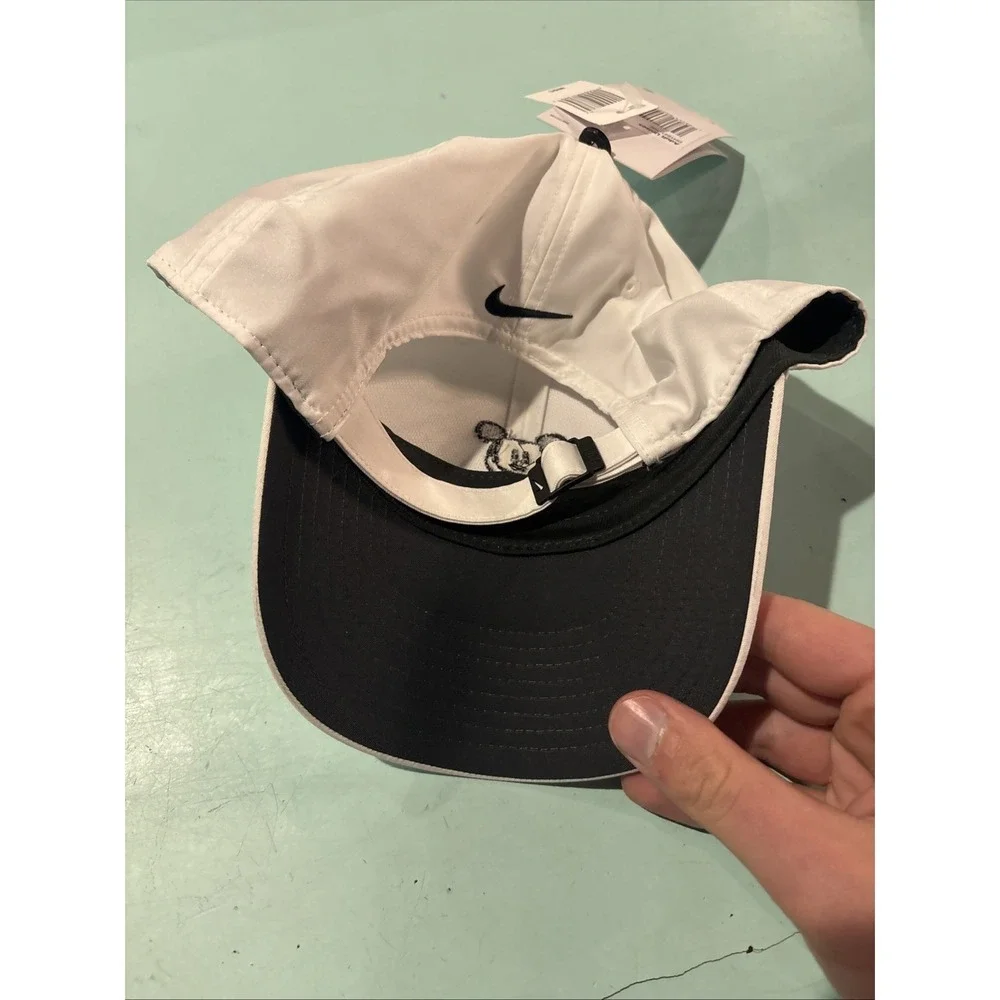 Disney Legacy 91 Nike Adult Golf Baseball Hat Cap NEW Tag White w/ Black Mickey